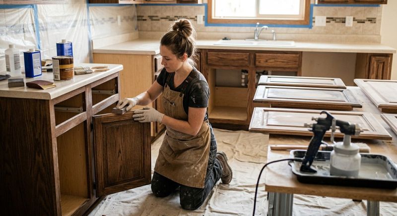 Kitchen Cabinet Refinishing in Dayton, OH