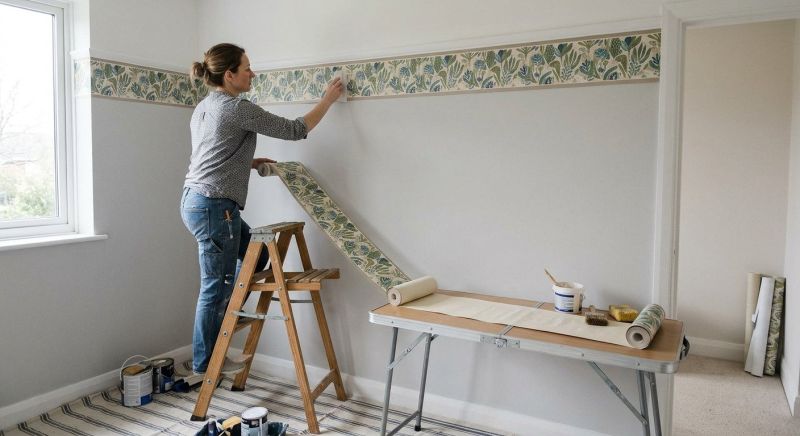 Wallpaper Border Installation in Kansas City, KS