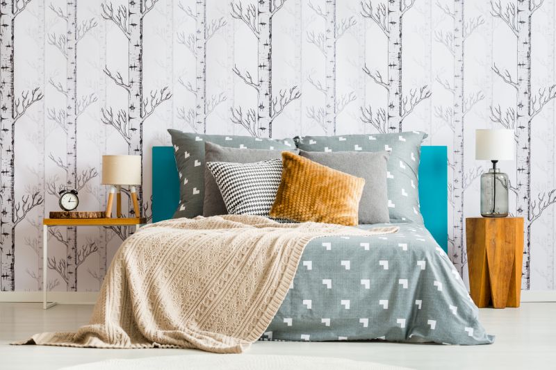 Bedroom Wallpaper Installation in Roswell, GA