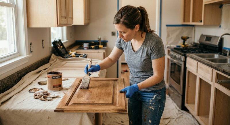 Cabinet Staining Service in Dayton, OH