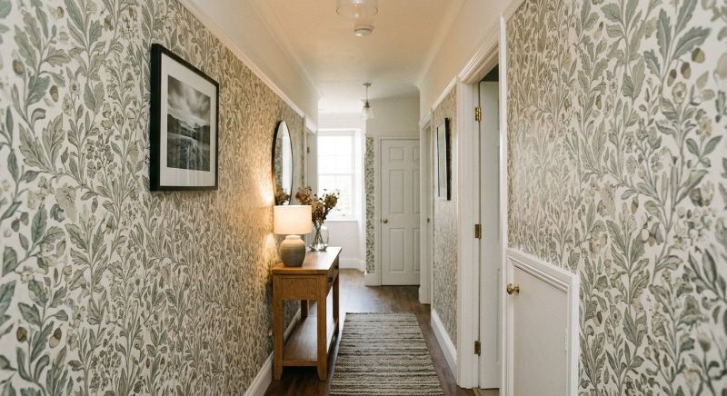 Hallway Wallpaper Installation in Roswell, GA