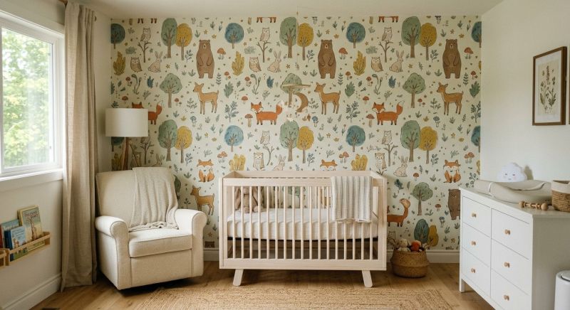 Nursery Wallpaper Installation in Alpharetta, GA
