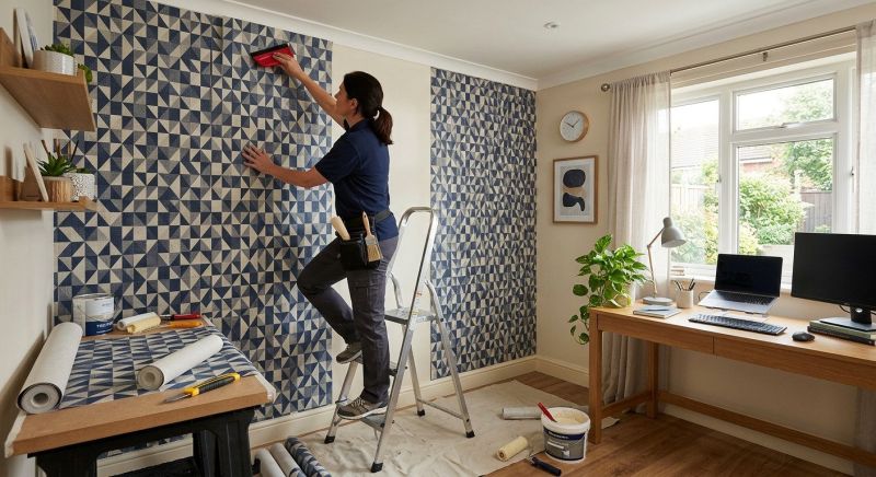 Office Wallpaper Installation in Overland Park, KS