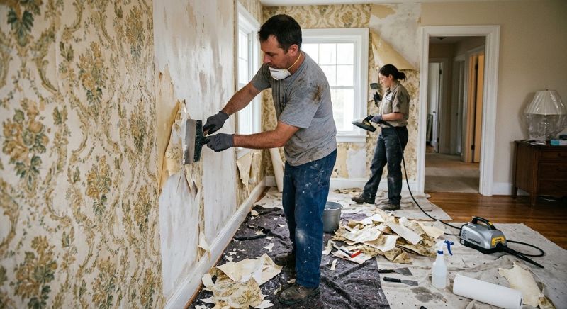 Wallpaper Removal Service in Alpharetta, GA