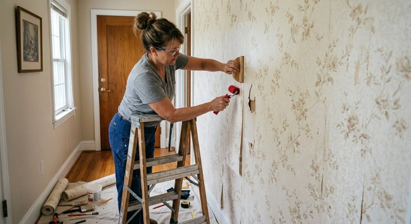Wallpaper Repair in Olathe, KS